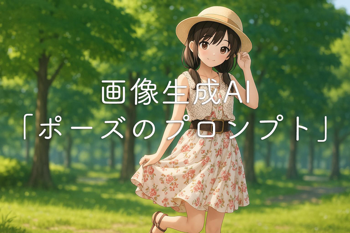 画像生成AIのポーズ指定プロンプト集｜構図・しぐさ・動きまで一覧で解説【ChatGPT対応】