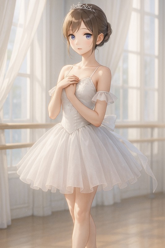 バレリーナのコスプレのプロンプト紹介|AI画像