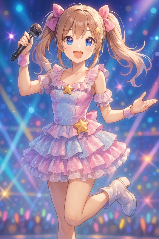 アイドルコスプレのプロンプト紹介|AI画像