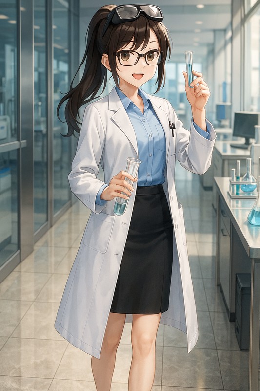 科学者のコスプレのプロンプト紹介|AI画像