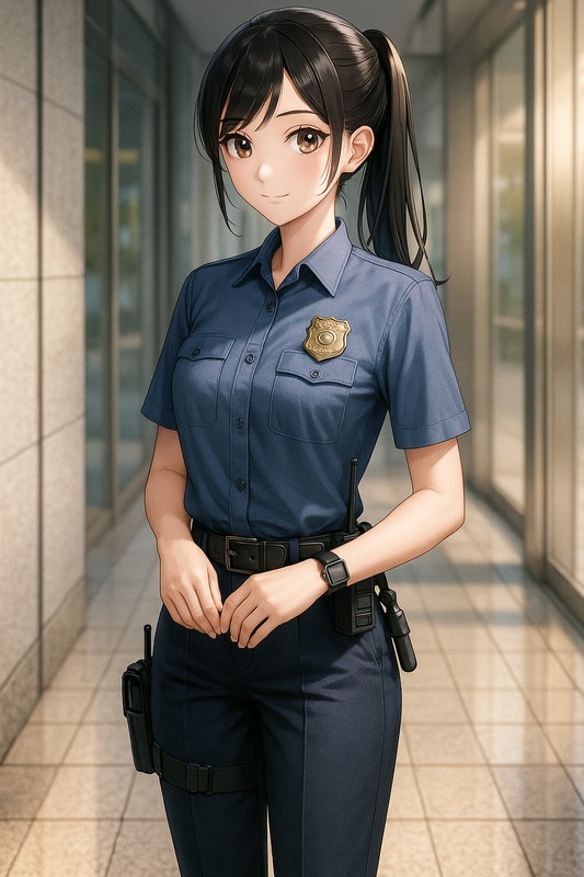 セキュリティガードのコスプレのプロンプト紹介|AI画像