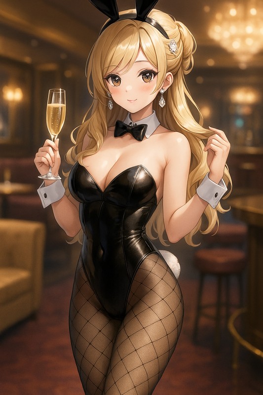 バニーガールのコスプレのプロンプト紹介|AI画像