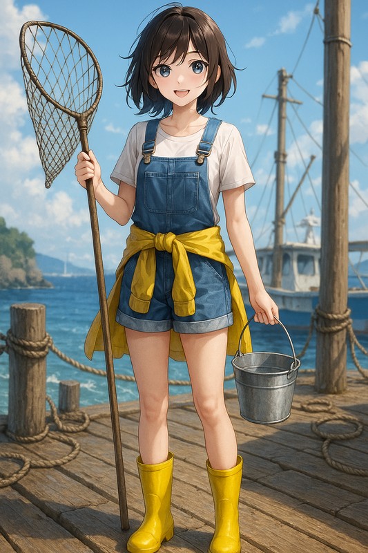 漁師のコスプレのプロンプト紹介|AI画像