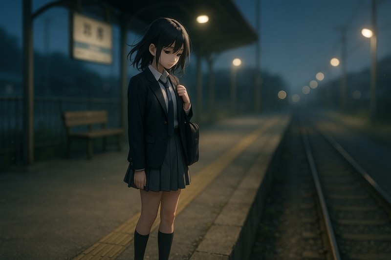 パンフォーカスからの部分ぼけの参考イラスト|AI画像で背景をぼかすコツ