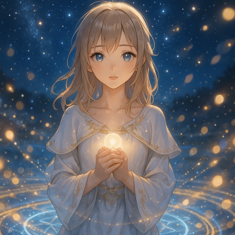 bokeh lightsの参考イラスト|AI画像で背景をぼかすコツ