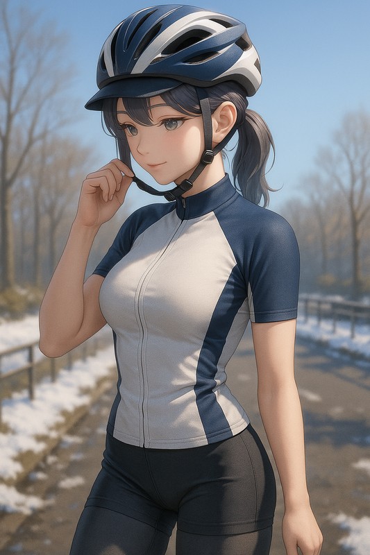 スポーツヘルメットのプロンプト紹介｜美少女AIイラスト