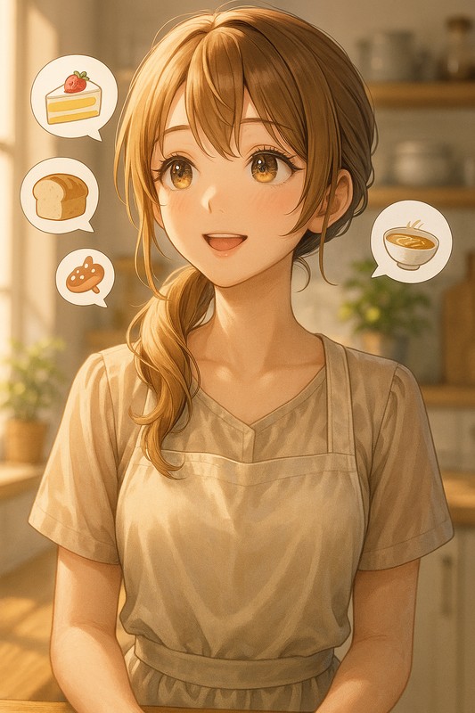 食べ物アイコンの吹き出しのプロンプト|AIイラスト