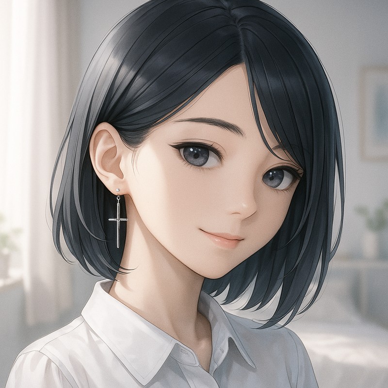 クロスピアスのAIイラスト|プロンプト紹介