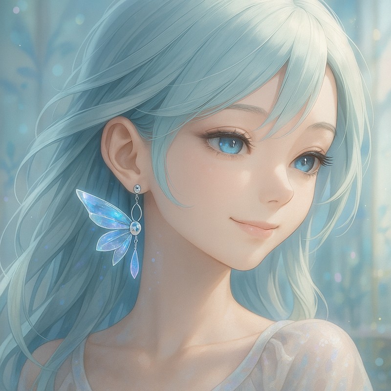 フェアリー風ピアスのAIイラスト|プロンプト紹介