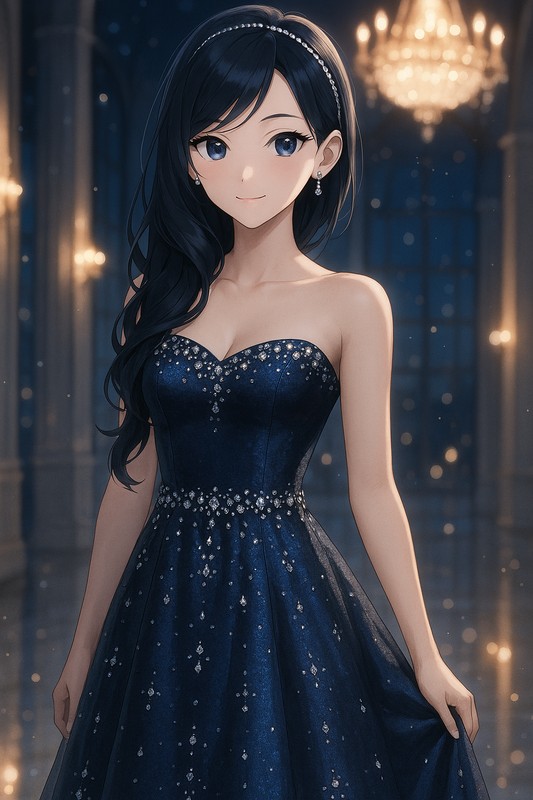 ビジュードレスの再現プロンプト|AI画像