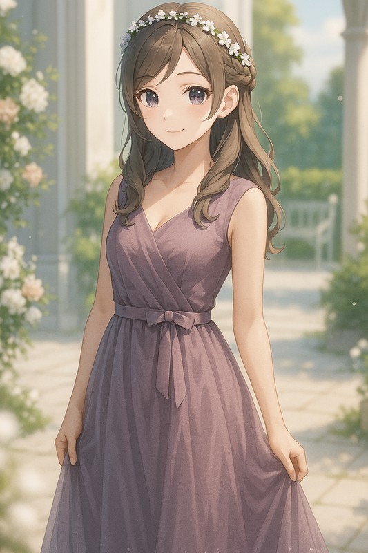 ブライズメイドドレスの再現プロンプト|AI画像