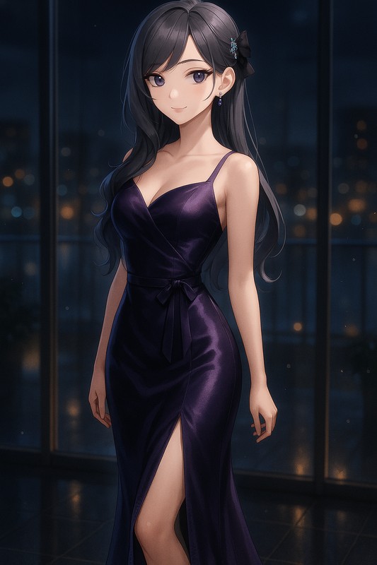 ナイトドレスの再現プロンプト|AI画像