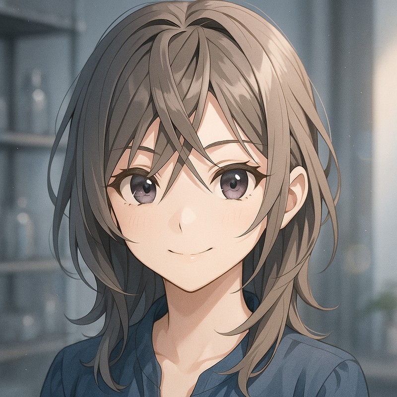 crossed bangs, 前髪のプロンプト紹介|画像AI
