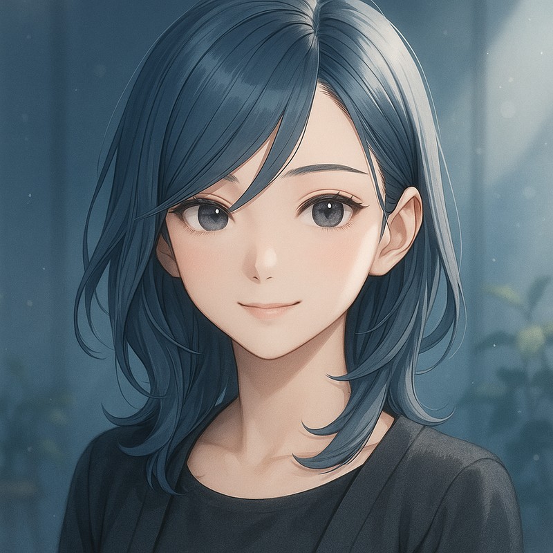 サイドパート前髪のプロンプト紹介|画像AI