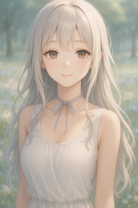 ストラップリボンのAIイラスト|プロンプト紹介
