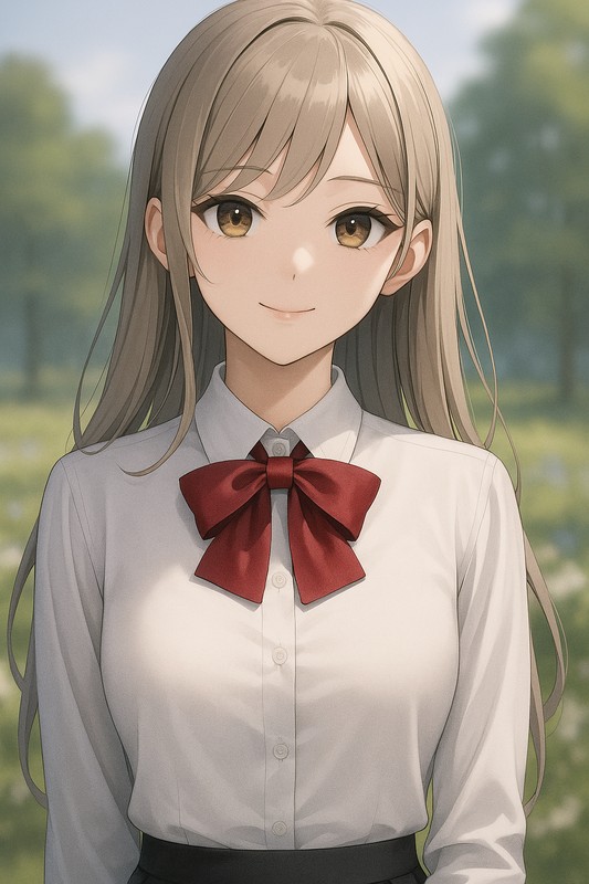 リボンタイのAIイラスト|プロンプト紹介