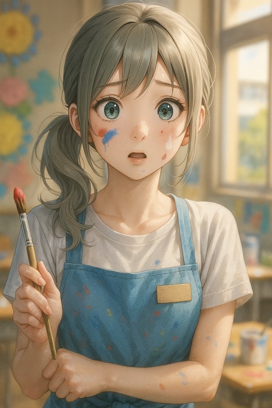 顔に落書き、ペイントするプロンプト紹介|AIイラスト