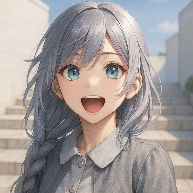可愛い女の子のD字口|AIイラストプロンプト紹介