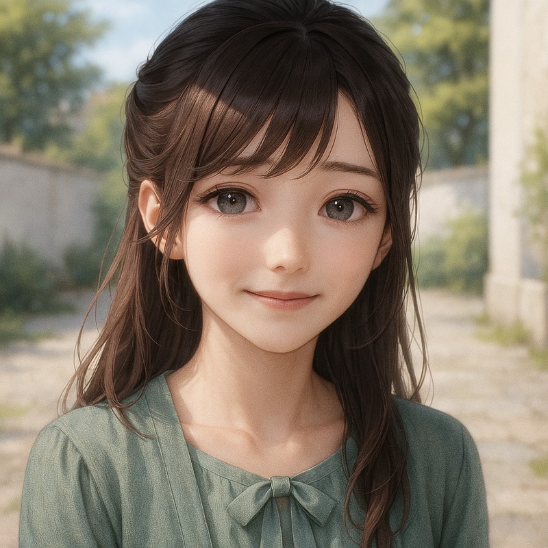 美少女の口角上がり|AIイラストプロンプト紹介