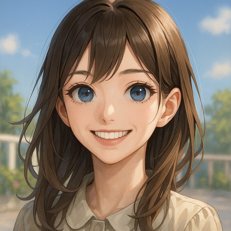 唇を広げた美少女|AIイラストプロンプト紹介