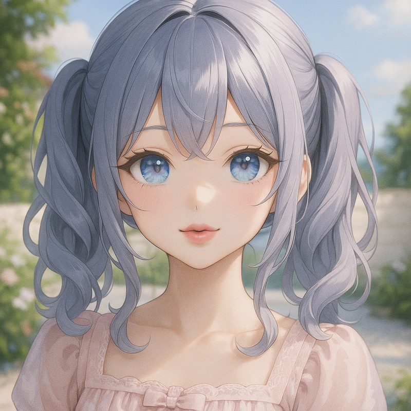 ハート型の唇の美少女|AIイラストプロンプト紹介