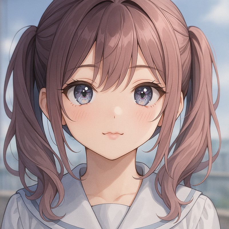 アヒル口の美少女|AIイラストプロンプト紹介