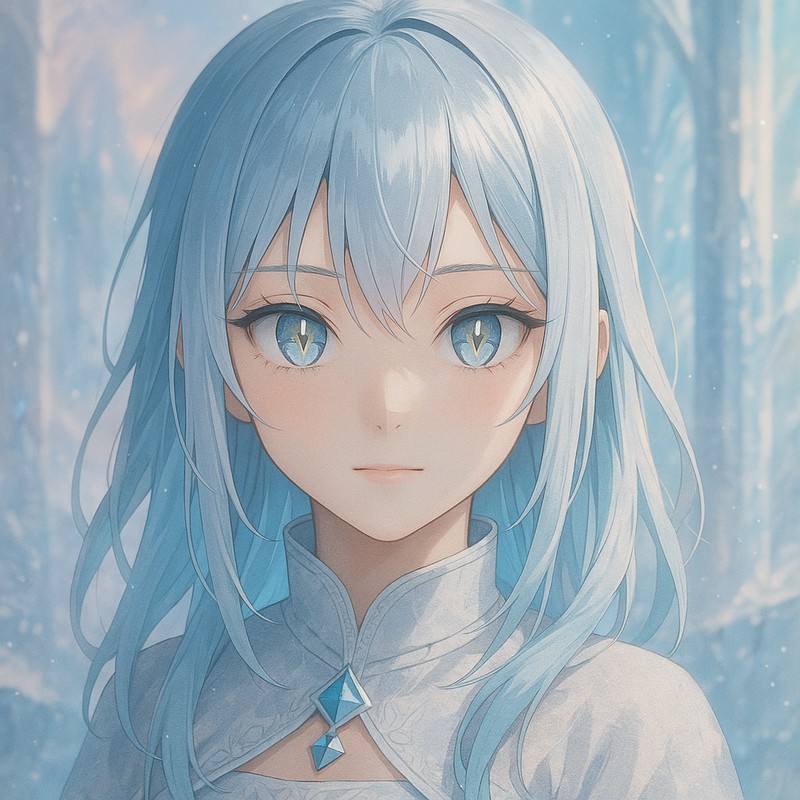 菱形(ひし形)の瞳のAIイラスト|プロンプト紹介