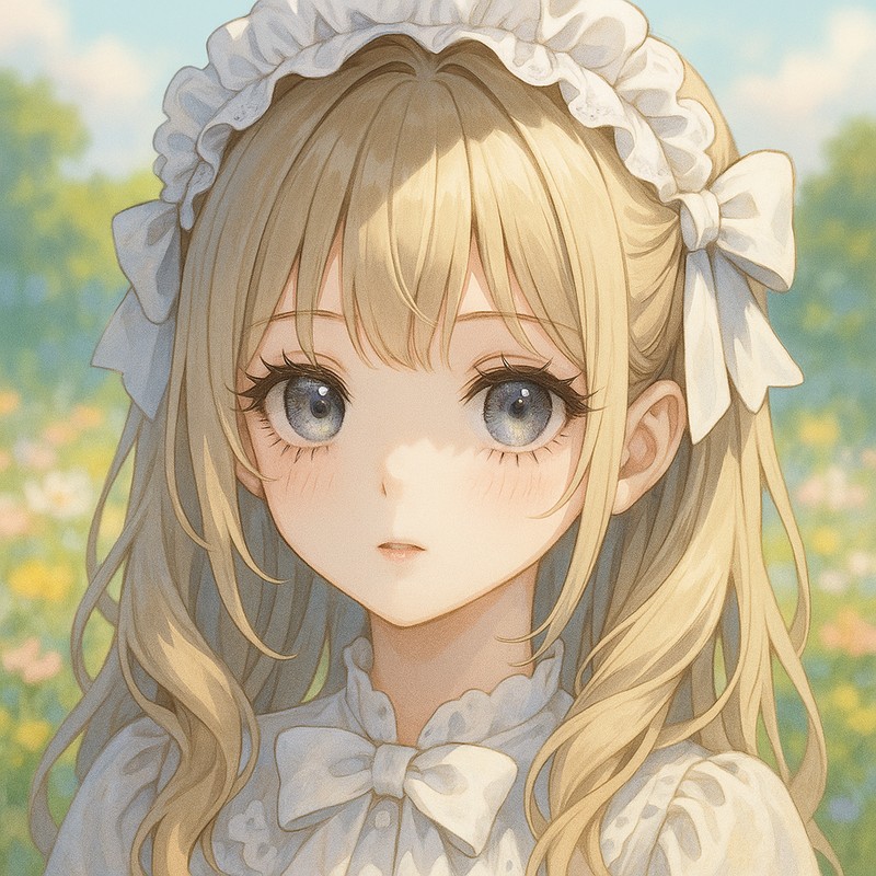 下まつげを強調したAIイラスト|プロンプト紹介