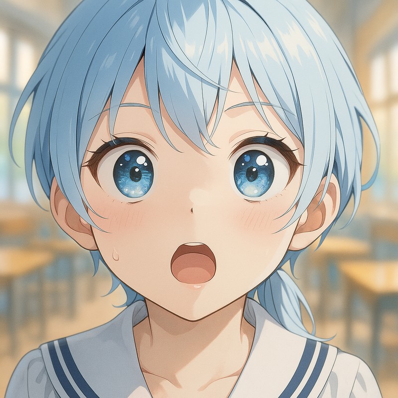 見開いた目のAIイラスト|プロンプト紹介