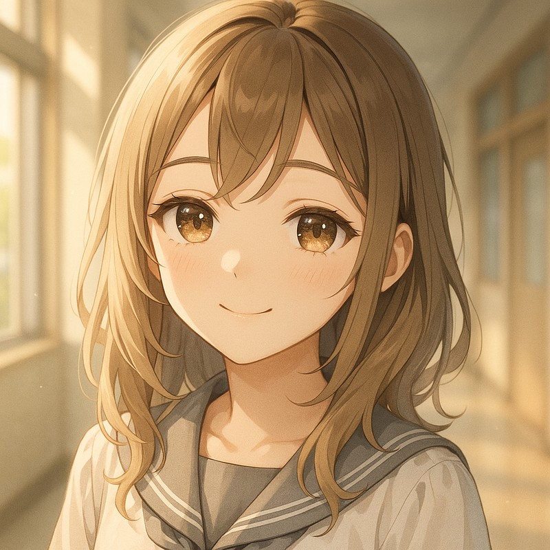 茶色い瞳のAIイラスト|プロンプト紹介