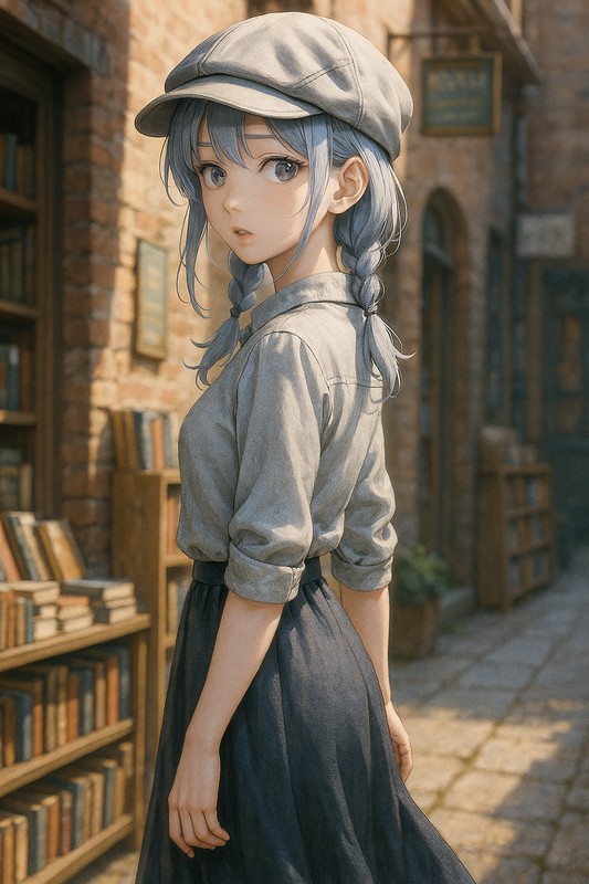 ハンチング帽のプロンプト紹介｜美少女AIイラスト