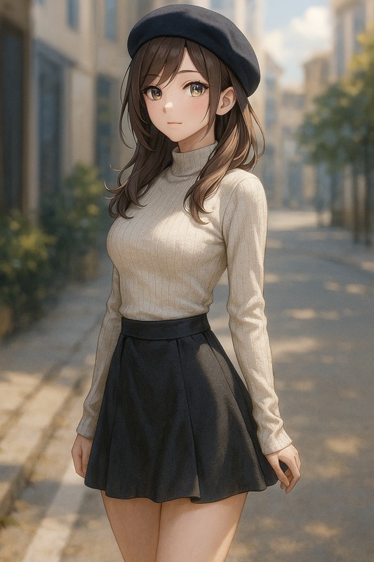 ベレー帽のプロンプト紹介｜美少女AIイラスト