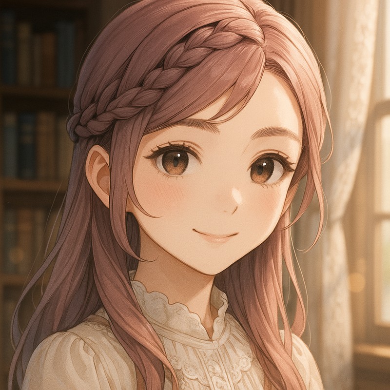 編み込みバングのプロンプト紹介|画像AI