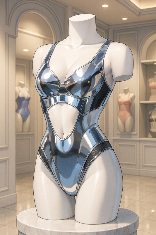 メタリック水着|AI用水着プロンプト