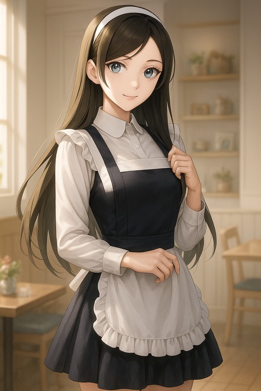 ピンキーメイド服|AI画像プロンプト紹介