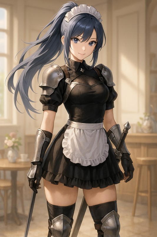 バトルメイド服|AI画像プロンプト紹介