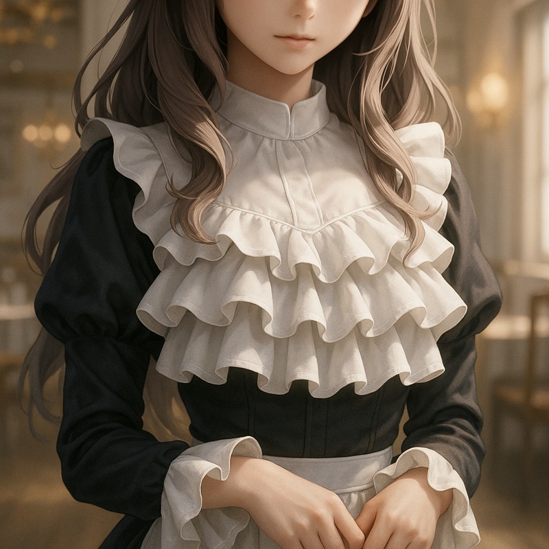 ボリュームフリル|AI画像プロンプト紹介