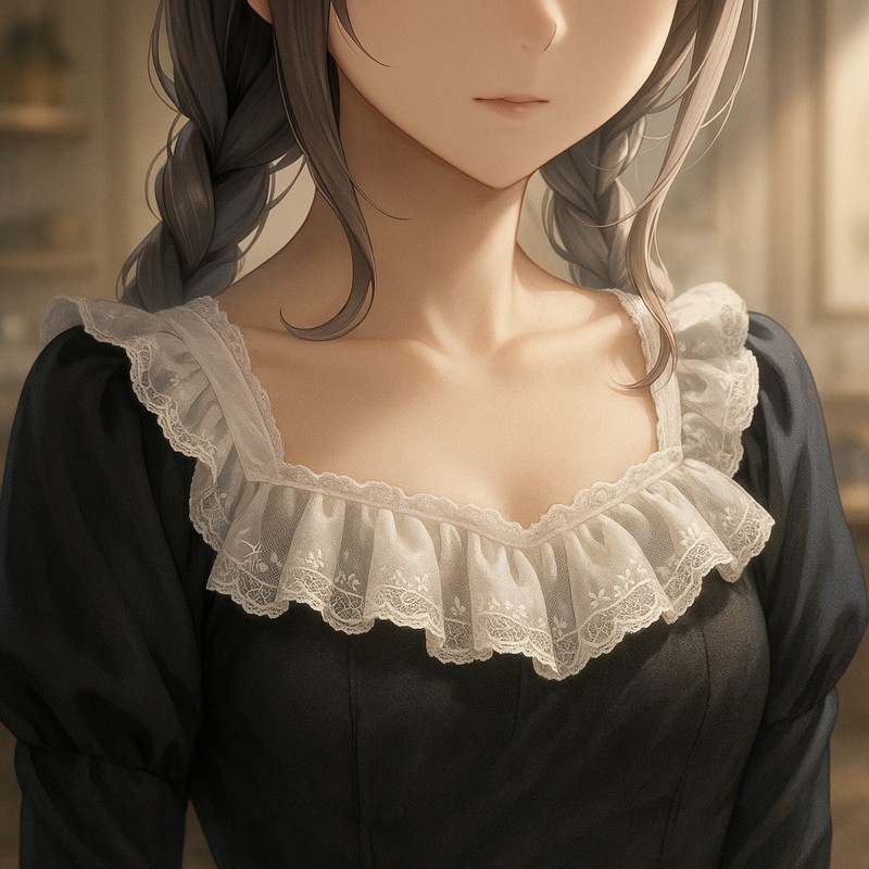 フリル襟|AI画像プロンプト紹介