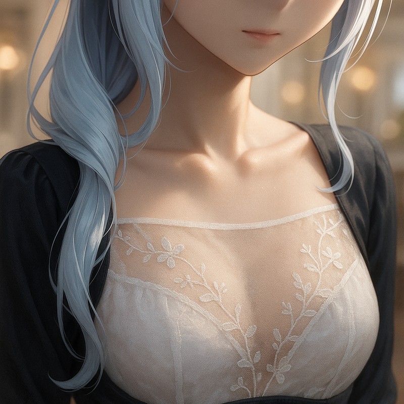 透け感レース|AI画像プロンプト紹介