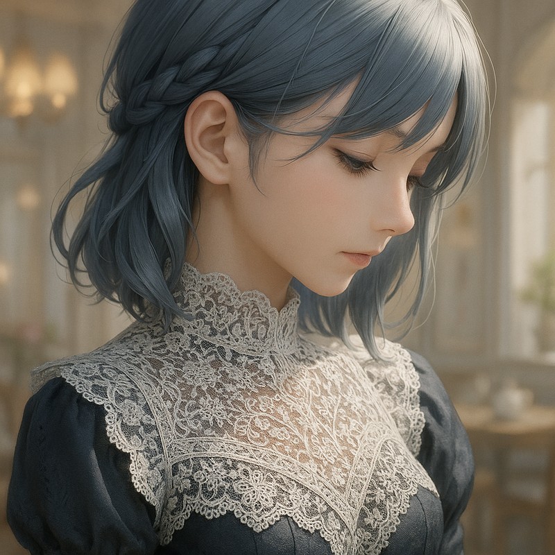複雑なレース|AI画像プロンプト紹介