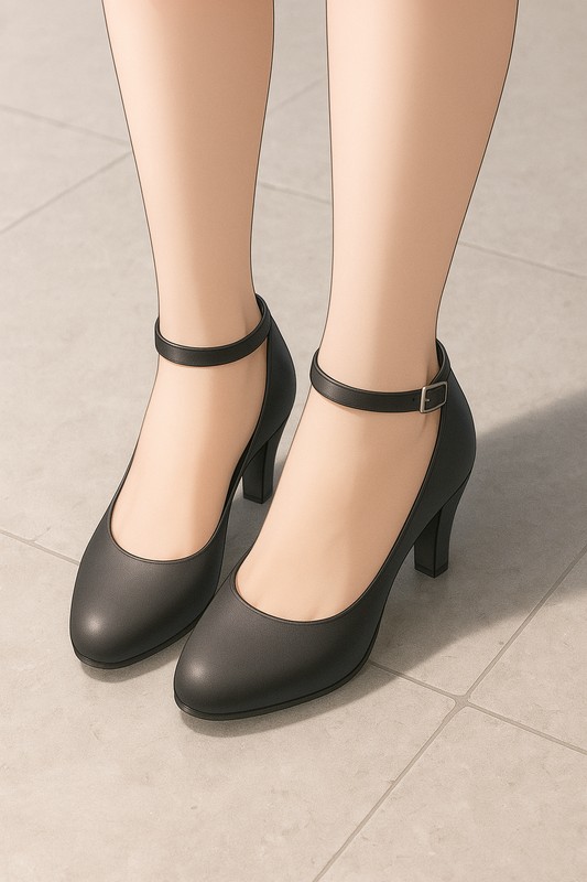 ストラップパンプス|靴のプロンプト集【画像AI】