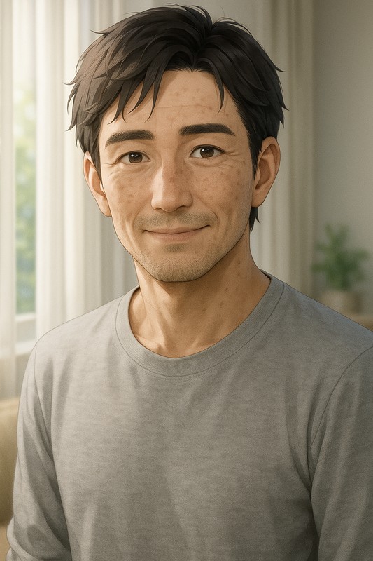 シミのある肌|肌の状態を再現するプロンプト紹介