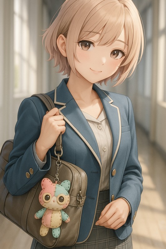 ハンドメイドフェルトマスコットのAIイラスト|プロンプト紹介