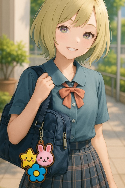 ラバー/シリコンキーホルダーのAIイラスト|プロンプト紹介