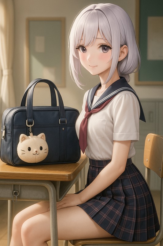 猫フェイスぬいぐるみのAIイラスト|プロンプト紹介