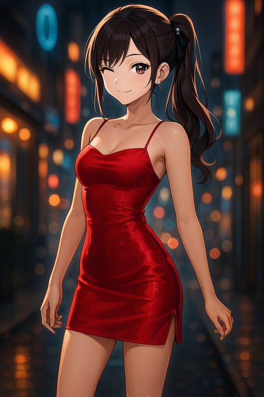 ミニドレスの再現プロンプト|AI画像