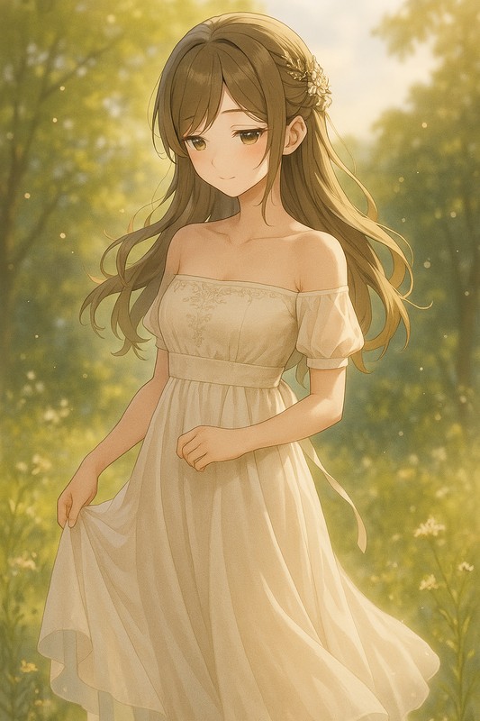 エンパイアドレスの再現プロンプト|AI画像
