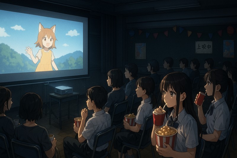 映画上映シーンの再現プロンプト｜AI画像