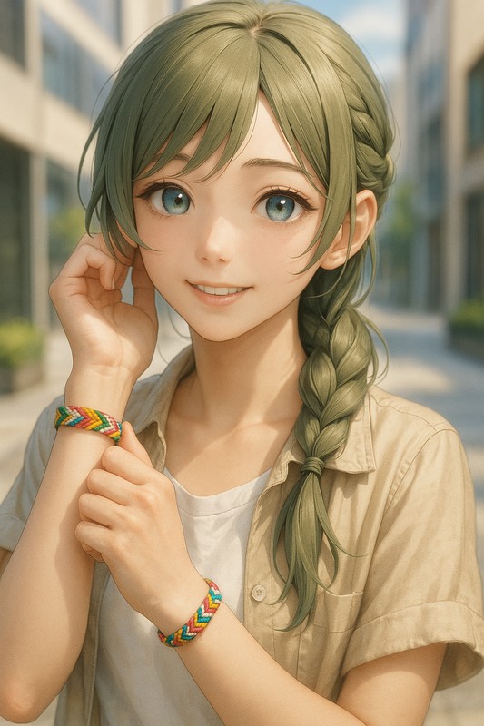ミサンガのAIイラスト|プロンプト紹介