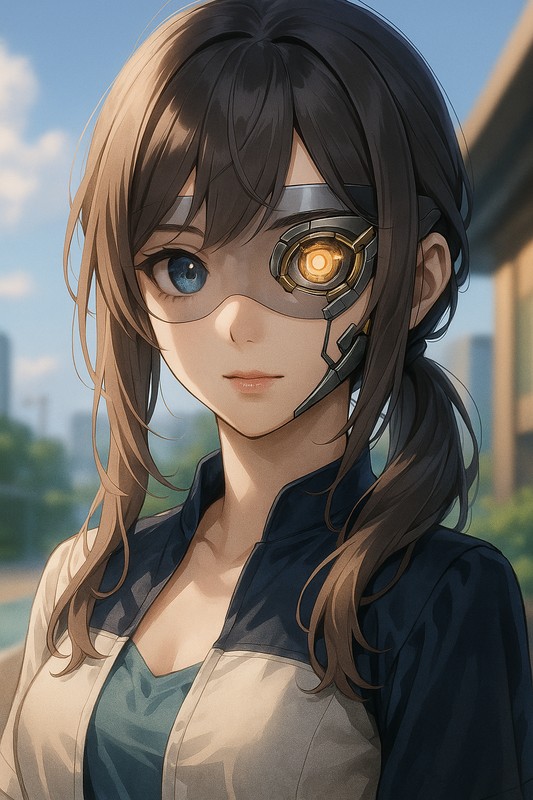 義眼・メカアイのAIイラスト|プロンプト紹介